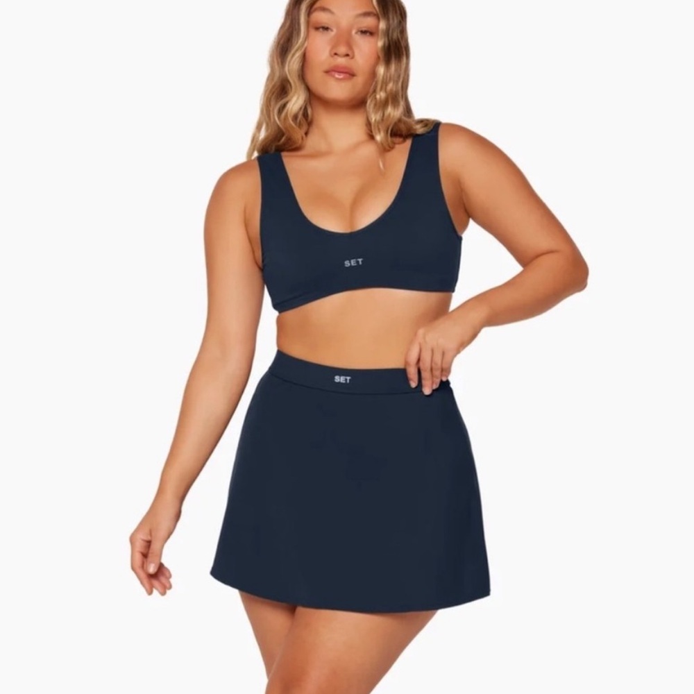 Set Active Navy Sportbody Skort